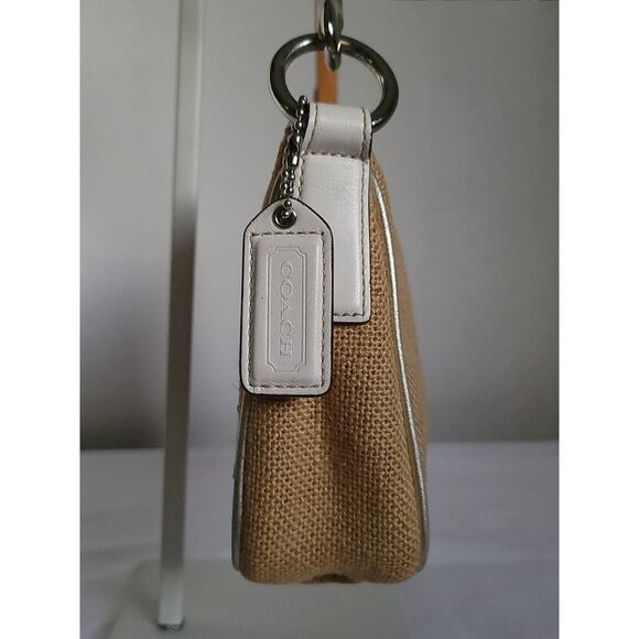 Coach(8672) 2005 Vintage Limited Edition Burlap Demi Bag - Picture 12 of 16